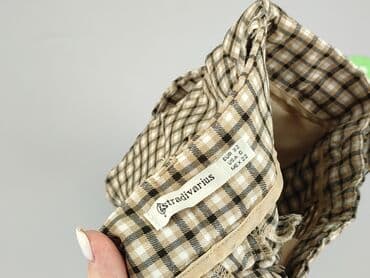 brązowe spodnie woskowane stradivarius: Stradivarius, Spodnie materiałowe damskie, rozmiar 2XS — 4