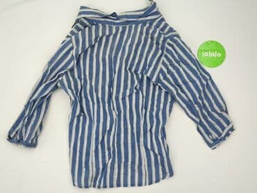 koszula damska w niebieskie paski: Women`s shirt, size M — 4