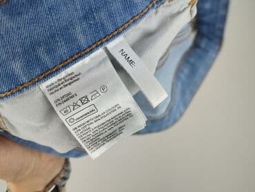 kremowe jeansy: Denim, Jeansy damskie, rozmiar M — 5