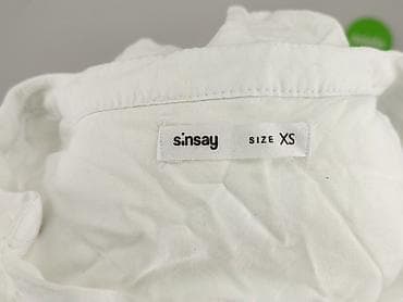 lasocki biale trampki: Sinsay, Koszula damska, rozmiar XS — 4