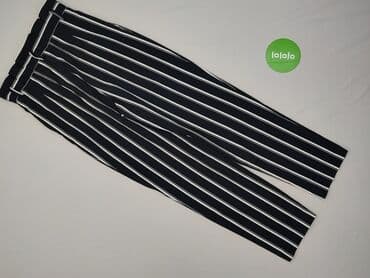 spodnie z lampasami h m: H&M, Material trousers for women, size XS — 4