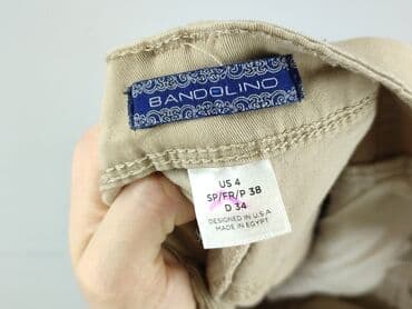 zara woskowane spodnie: Zabaione, Material trousers for women, size S (EU 36) — 4