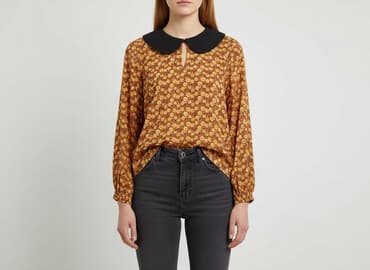 modne bluzki na wiosnę: Bluzka damska, rozmiar S — 1