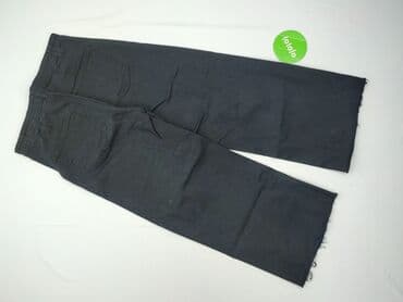 dżinsy z wysokim stanem czarne: Denim, Jeansy damskie, M — 3