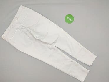 biale buty skarpetkowe: Jeansy damskie, rozmiar M — 3