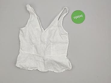 bluzki len: H&M, Top damski, rozmiar XS — 3