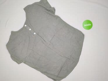 lniana koszula biala: Bluzka damska, rozmiar 5XL — 2