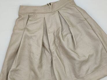 plisowane beżowa spódnice: Women`s skirt, size L — 1