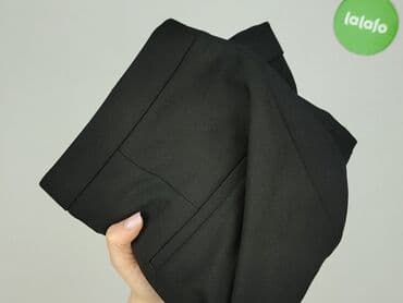 krótkie czarne spodenki z wysokim stanem: H&M, Szorty damskie, rozmiar S — 6