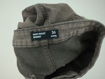 woskowane jeansy z wysokim stanem: Sinsay, Jeansy damskie, rozmiar S — 5