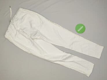 spodnie ze streczem co to znaczy: Spodnie materiałowe damskie, rozmiar M — 4