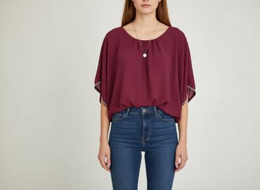 włoskie bluzki koszulowe: Bluzka damska, rozmiar One size — 7