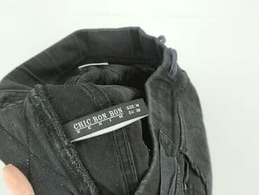 czarne legginsy push up legginsy podkreślające pośladki: Jeansy damskie, M — 4