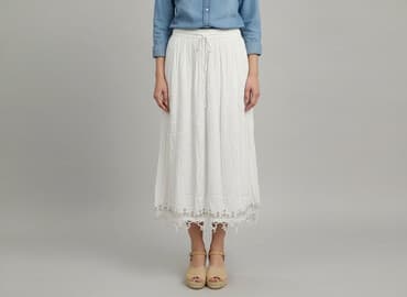 spódnice z wiskozy: Women`s skirt, size S — 8