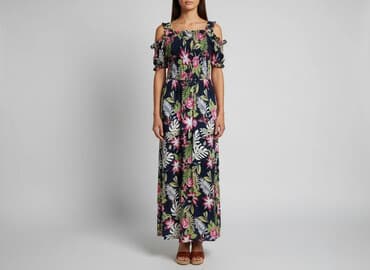 sukienki plażowe plus size: Sukienka damska, rozmiar S — 6