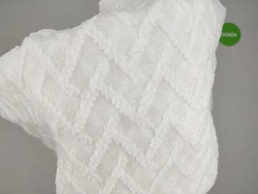 figurki kur: Biała firana/woal z wypukłym wzorem - Kolor: śnieżna biel - Materiał — 5