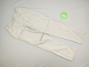 beżowe spodnie new yorker: Spodnie materiałowe damskie, rozmiar L — 3