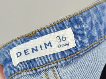 spódniczka mini dżinsowe: Denim, Spódnica damska, rozmiar S — 4