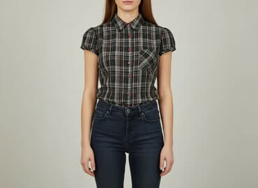 lidl koszula w kratę: Clockhouse, Women`s shirt, size S — 6