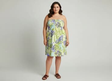 sukienki plażowe plus size: Sukienka damska, rozmiar 8XL — 5
