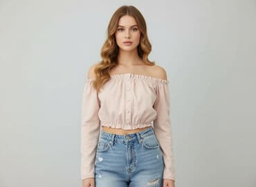 crop top primark: New Look, Women`s top, size XS — 7