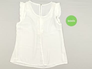 ażurowa bluzka na ramiączkach: Bluzka damska, rozmiar M — 4