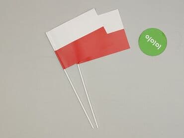 Other art & collectibles products: Dwa używane, ale w idealnym stanie, małe flagi Polski na plastikowych — 2