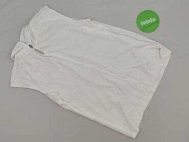 biała bluzka ze stójką damska: Bluzka damska, rozmiar M — 3