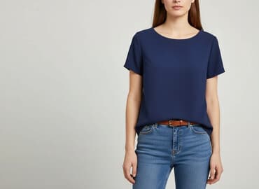 srebrne bluzki wieczorowe: Bluzka damska, rozmiar S — 6