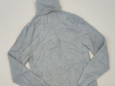 golfy w paski: Turtleneck for men, size S — 1