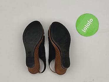 biale sandaly na platformie: Sandały damskie, rozmiar 39 — 4