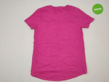 zara koszulka z prązkowanej dzianiny: Zara, T-shirt damski, M — 3