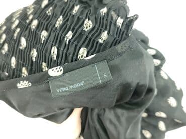 czarne bluzki w biale grochy: Vero Moda, Bluzka damska, S — 4