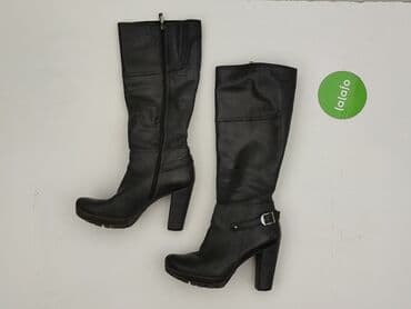 buty z odkrytą piętą ccc: Anna Field, Kozaki damskie, rozmiar 37 — 2