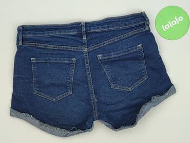 hm krótkie spodenki dzins low waist: H&M, Szorty damskie, rozmiar M — 3