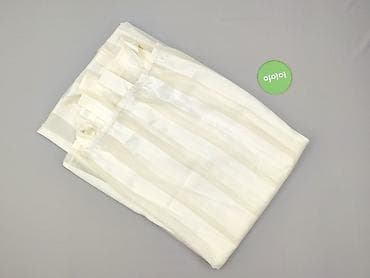 glasses: Firanka/zasłona w pasy – kremowa, półprzezroczysta - Materiał: lekka — 2