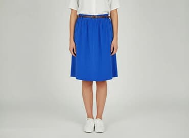 kobaltowa spódnice: Spódnica damska, rozmiar S — 6