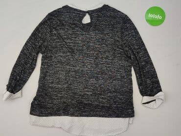 sweter piórkowy na drutach: Bluzka damska, rozmiar L — 3