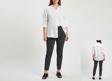 piżamy damskie hello kitty: F&F, Spodnie materiałowe damskie, rozmiar XL — 6