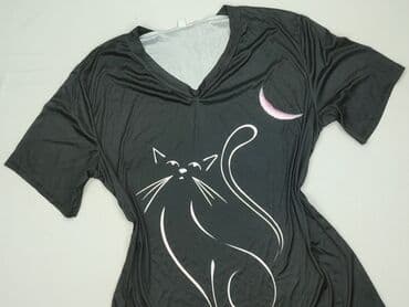 recznie malowane koszulki: T-shirt damski, 4XL — 5