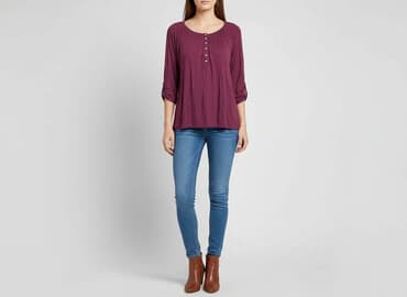 marynarka damska w jodełkę: Yessica, Bluzka damska, rozmiar M — 6