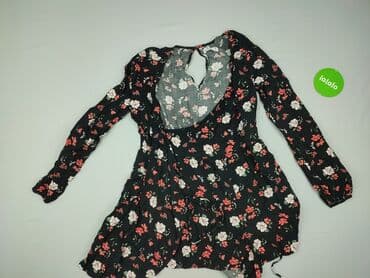 niebieska satynowa sukienka zara: Hollister, Sukienka damska, rozmiar M — 2