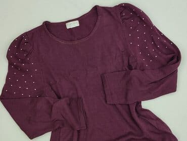 sweter piórkowy na drutach: Bluzka damska, rozmiar S — 1