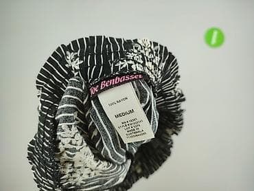 czarne cargo pull and bear: Spodnie materiałowe damskie, rozmiar M — 4