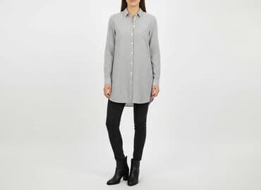 prazkowana sukienki: Tunika damska, rozmiar S — 1