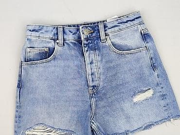 cropped jeans: Denim, Szorty damskie, rozmiar 2XS — 1