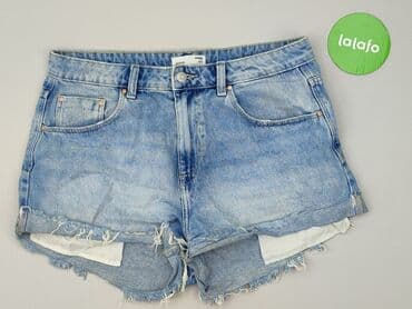 moda męska krótkie spodenki: Denim, Szorty damskie, rozmiar M — 2