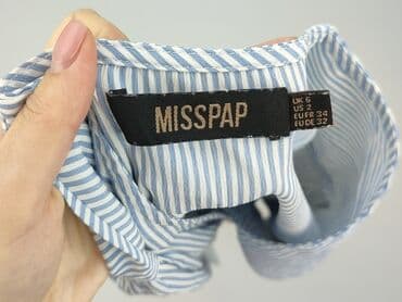 koszula wiya w paski: MISSPAP, Bluzka damska, rozmiar XS — 4