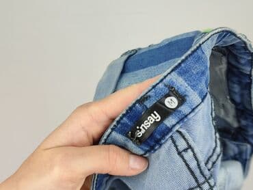 rozkloszowane spodenki jeansowe sinsay: Szorty damskie, rozmiar M — 4