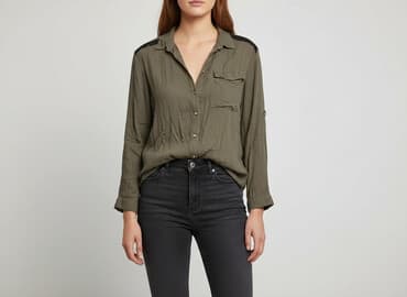 sinsay bluzki koszulowe: Sinsay, Koszula damska, rozmiar M — 6